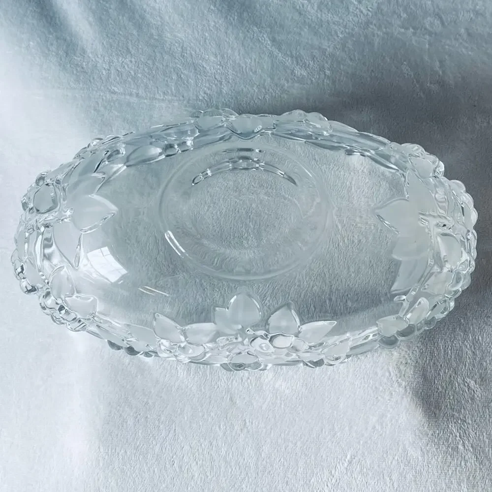 Vtg Mikasa Floral Crystal 